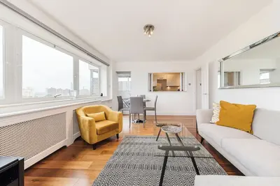 Image de Superbes vues Appartement de luxe 2 chambres au 10ème étage à Chelsea, Fulham Road