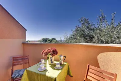 Image de Appartement de vacances avec balcon donnant sur la mer