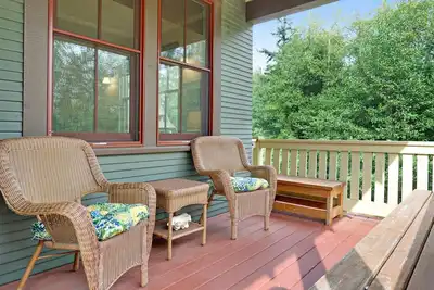 Image de Vue sur l'océan, foyer extérieur et accès à la plage!