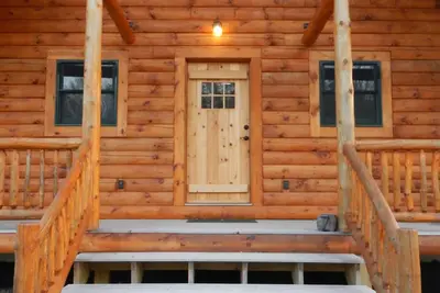 Image de Nouvelle Location: Log Cabin in Picture Perfect Jackson, Nh - près de Storyland