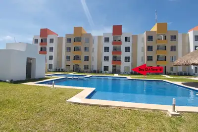 Image de Appartement rez de chaussée en face de la piscine à Playa del Carmen QRoo Mexique