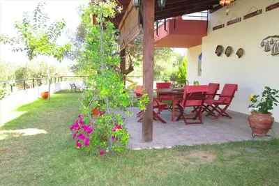 Image de Billias House Vourvourou Maison 4 pièces, 8 personnes avec vue magnifique sur la mer