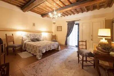 Image de Rez de Chaussée Logemente en une vignoble en Montespertoli, Wi-Fi, piscine, 4Pers