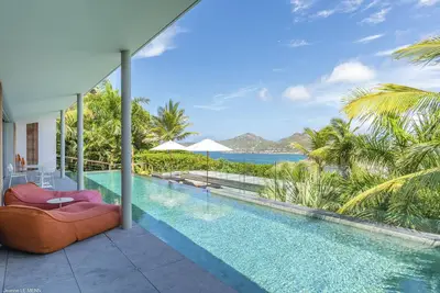 Image de Piscine chauffée, Vue sur l'océan, Privé, Grande cuisine gastronomique, Wifi haut débit, Ac