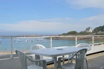 Vacances vue mer à 180°et les pieds dans l'eau!