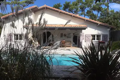 Image de Villa de charme Pyla sur Mer avec piscine chauffée - pour 8 personnes