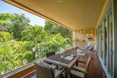 Image de Maison élégante dans un condominium 5 étoiles, 2 chambres à coucher, salle de sport, 4 piscines, Nature & Relax