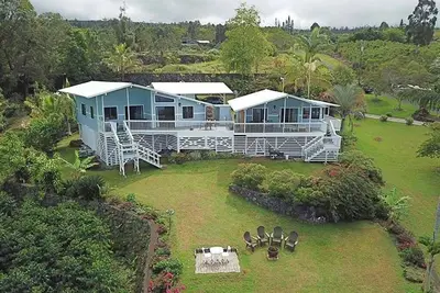 Image de Vues sur l'océan de Lanai privé 1 lit / 1 salle de bain Cottage sur une ferme de café 100% Kona!