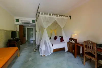 1 Br Villa près d'Ubud avec un bassin profond privé et un salon avec petit déjeuner