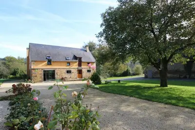 Image de Gîte charmant en campagne, 7 pers. , terrasse, jardin clos, prêt de vélos, proche Mont-Saint-Michel