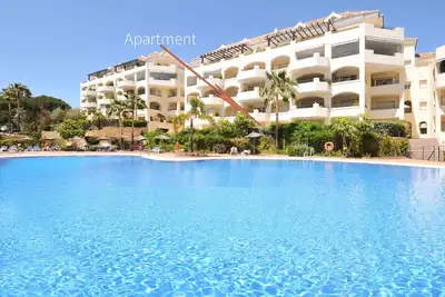 Image de Apartment with large terrace, communal pool. Walking distance sandy beach!