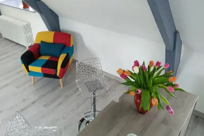 Image de Studio équipé au centre ville de Lannion proche de toutes comodités et de plages