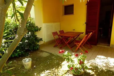 Image de N098 - Numana, new three-room apartment with garden in a residence with pool