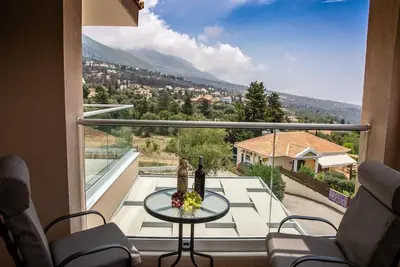 Appartement pour 2 personnes avec vue sur la mer à 900 m de la plage