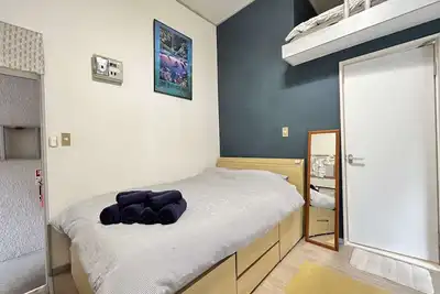 Image de 【Odabashi E】 2 stations à Shinjuku, 6 minutes minimum! Chambre avec ventilateur de plafond à distance de marche de Shimokitazawa