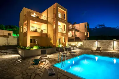 Image de Villa Katina avec piscine privée près Almyrida