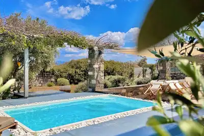 Image de Villa de rêve de sel de mer sur la plage de Santa Maria, Naousa, Paros