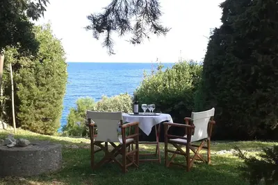 Image de Villa Ilida, accès à la mer, balcon sur la mer Ionienne dans une oliveraie