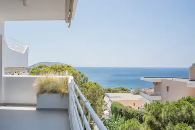 Image de Appartement moderne vue sur la mer à Athènes Riviera, meilleur coucher de soleil en Grèce