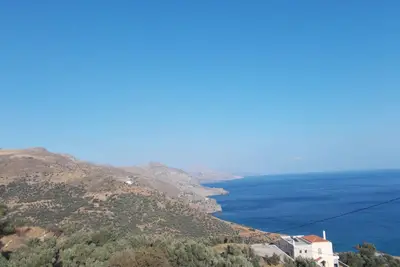 Image de Maison de campagne avec vue sur la mer de Crète du Sud