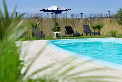 Image de \"Maison avec vue sur la mer et piscine\" à Theologos