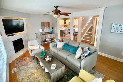 Image de Maison de vacances récemment classée à Kill Devil Hills. Profitez de l'océan et du son.