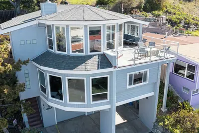 Image de Belle, personnalisée Cayucos Home avec vue!