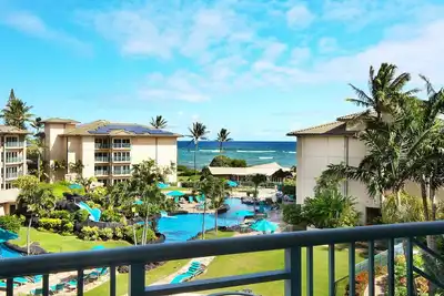 Image de Penthouse Waipouli Beach Resort E404 - Beautiful Ocean & Pool View \"Best Of The Best\" 1 Bdm - Ac