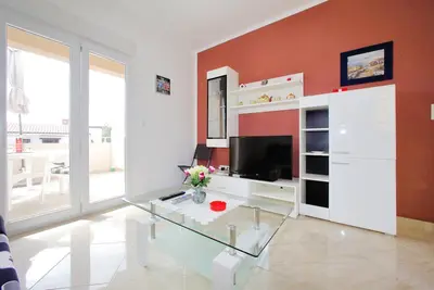 Image de Appartement d'une chambre avec la terrasse et la vue sur le mer Bibinje, Zadar (A-17269-b)