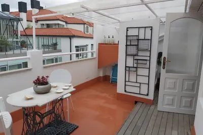 Image de Maison en pierre et galerie au centre de la Corogne