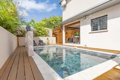 Image de Villa Les Porcelaines, ⭐⭐⭐⭐ moderne et cosy à 5' du lagon Saline les Bains ☺