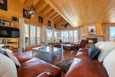 Image de Swiss Mountain Chalet (La Tzoumaz / Verbier) 400 km du domaine skiable des 4 Vallées