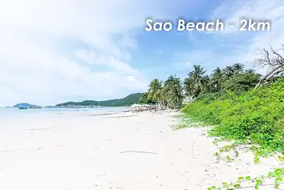 Image de Wanderlust Stay & Cafe près de Sao Beach, vue sur le jardin