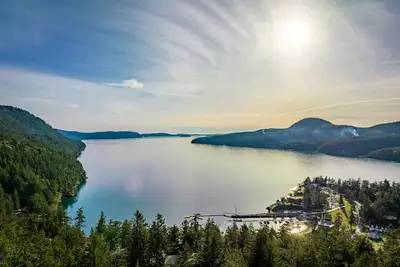 Image de Orcas Island, vue sur la baie des Cascades # 286