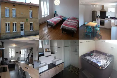 Image de Gîte 10 places, tout confort avec spa et cheminée