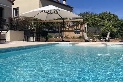 Image de Villa 6 personnes, piscine, vue sur les Alberes à 8 km de la Méditerranée