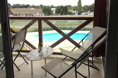 Image de Homerez - Appartement cosy avec piscine partagée - Guérande - 30 m²
