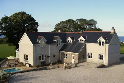 Chambre Double B&B Bryn Awelon - Vue sur Mer