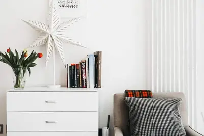 Image de Appartement moderne et luxueux avec une chambre à coucher à Quartermile, au coeur d'Edimbourg
