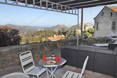 Image de Charme & caractère - Grande terrasse - Vue mer & village - Proche Saint-Florent