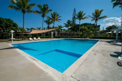 Image de Chambre Studio avec vue imprenable sur la piscine