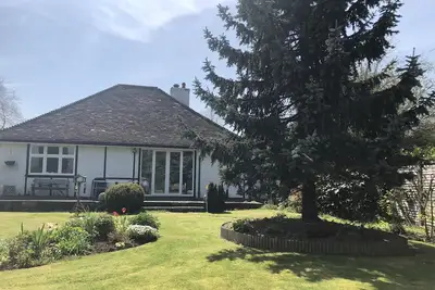 Image de Chalet spacieux avec beau jardin et vue