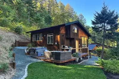 Image de Chalet dans les bois.