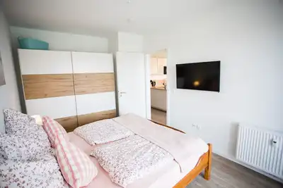 Image de Appartement moderne avec vue sur la digue, à Wremen