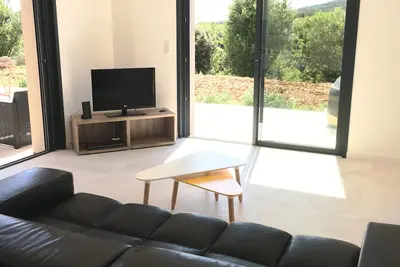 Image de Au pied du Ventoux Villa 8/10 personnes au calme Jardin 1500m2 Piscine hors sol