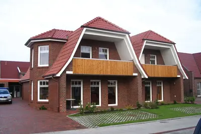 \"Norddeich-Becker de\", Memmertbalje 8, 200 m z. Plage, WiFi, 2 chambres à coucher, max. 2 pers.