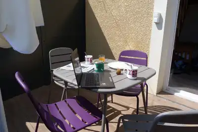 Image de Studio n°3 avec terrasse pour 4 personnes.