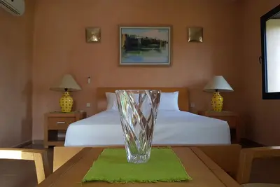 Image de Villa d'hote avec piscine vue sur Atlas