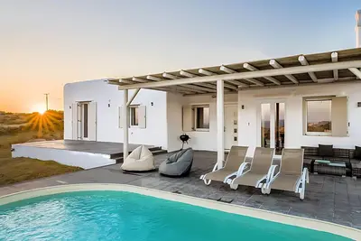 Maison avec vue sur l'océan, Mykonos