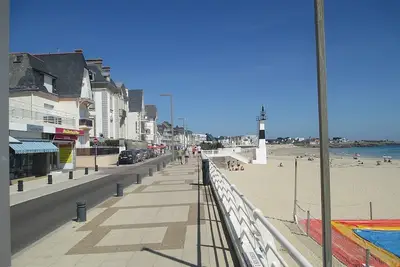 Charmant studio avec balcon proche de la plage à Quiberon